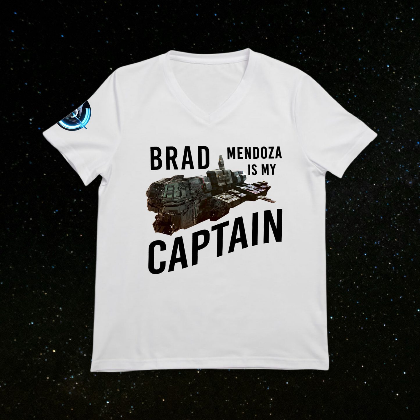Women's V-Neck - Brad Mendoza is My Captain - Dumb Luck and Dead Heroes