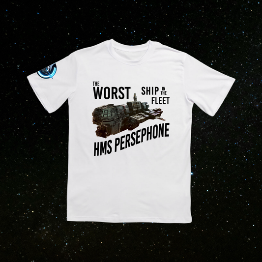 Men's Crew Neck - Men’s Crew Neck - The Worst Ship in the Fleet - HMS Persephone - Dumb Luck and Dead Heroes - Official Fan Shirt